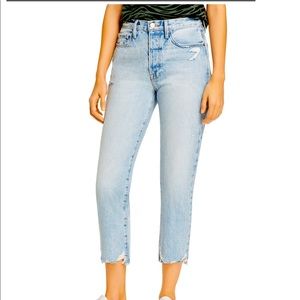 Frame Le Original Womens High Rise distressed jean size 25